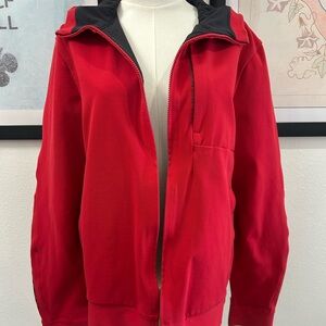 lululemon athletica Red Zip-Up Jacket